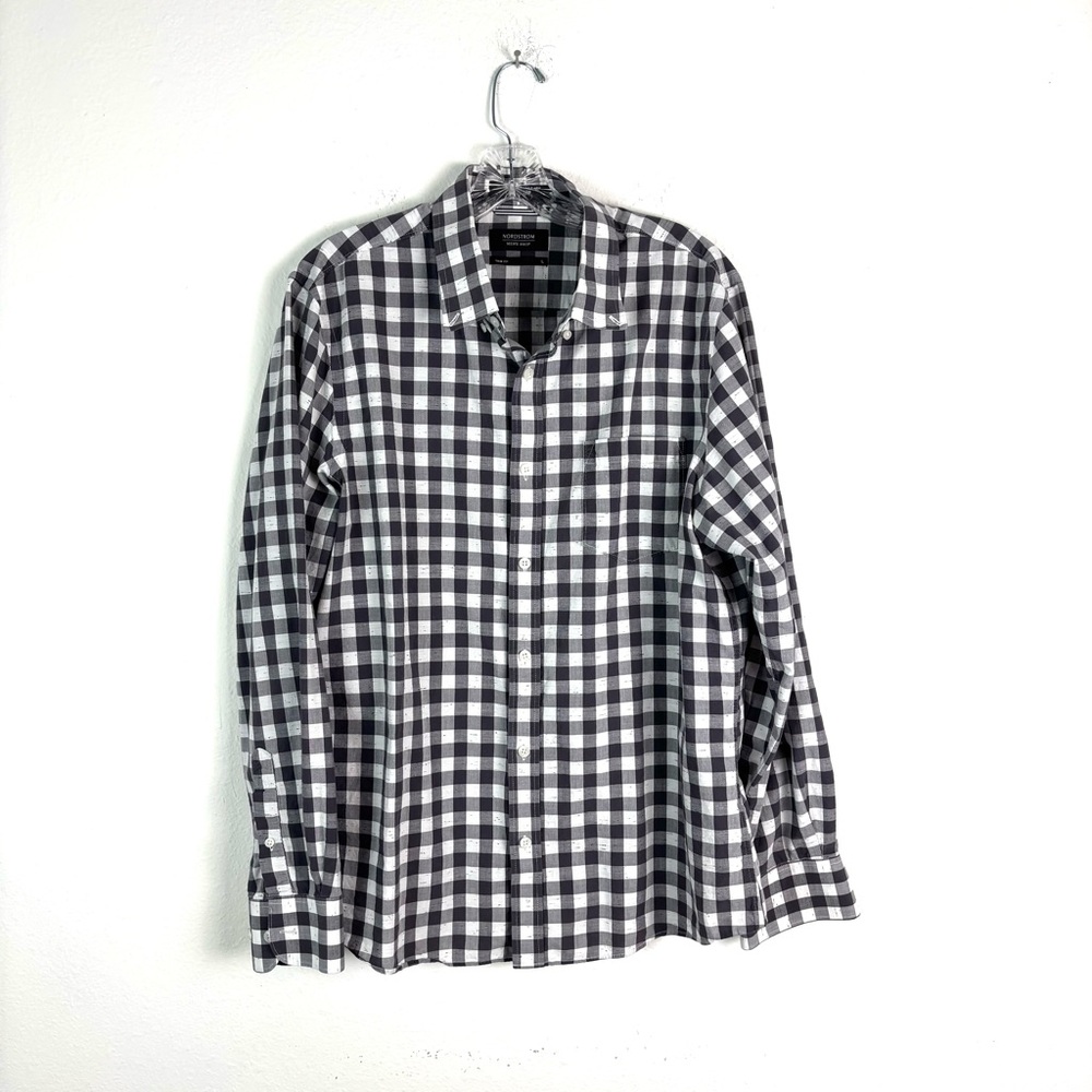 Nordstrom's long sleeve button down casual shirt
